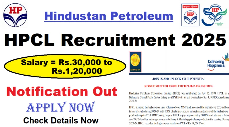 HPCL Recruitment 2025