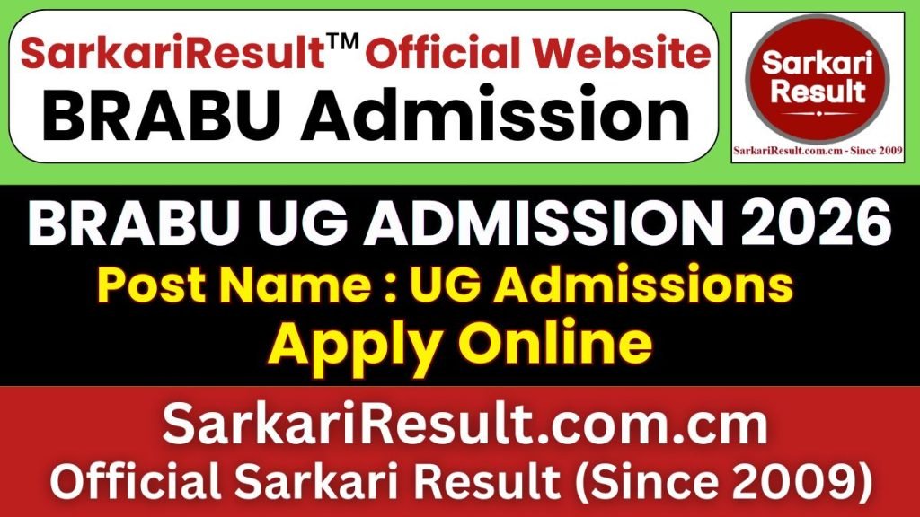 BRABU UG 2nd Merit List 2026 – Out