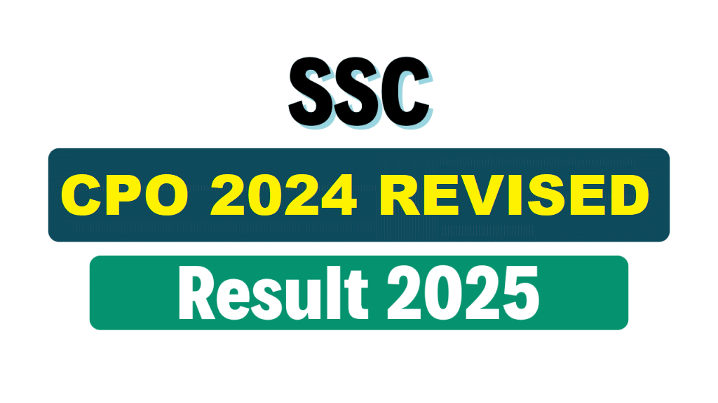 SSC CPO SI 2024 Final Marks – Out