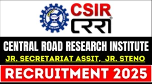 Delhi CSIR-CRRI 384 JSA, Jr. Steno Skill Test Result – Punjab Job Vacancy