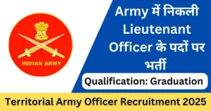 Territorial Army 19 Officer Vacancy Exam Admit Card – Punjab Job Vacancy