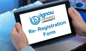 IGNOU Re-Registration July 2025 Online Form – Punjab Job Vacancy