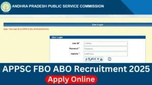 APPSC FBO ABO Recruitment 2025 Apply Online for 691 Post