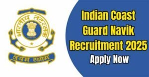 Coast Guard 630 Navik, Yantrik Correction Form 2025 – Punjab Job Vacancy