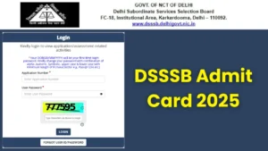 DSSSB Exam Date Notice Released for August & September Month (27 Aug- 15 Sept). Download PDF – Punjab Job Vacancy