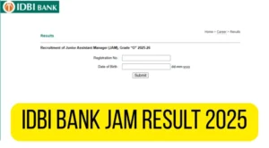 IDBI Bank 650 JAM Vacancy Final Result – Punjab Job Vacancy