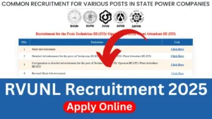 RVUNL Recruitment 2025