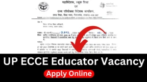 UP ECCE Educator Vacancy 2025 Apply Online for 8800 Post