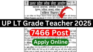 UPPSC UP TGT Recruitment 2025 – Punjab Job Vacancy
