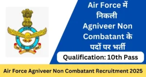 Air Force Agniveer (Non-Combatant) Offline Form 2025 – Punjab Job Vacancy
