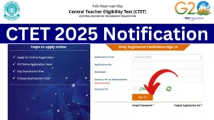 CTET December Exam 2025 Online Form – Punjab Job Vacancy