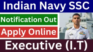 Indian Navy SSC IT Recruitment 2025 Apply Online