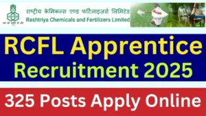 RCFL Apprentice Recruitment 2025 {325 Posts} Apply Online