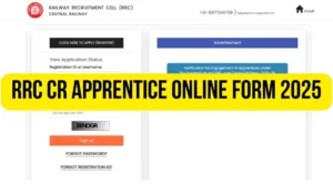 RRC CR Apprentice Recruitment 2025 – Punjab Job Vacancy