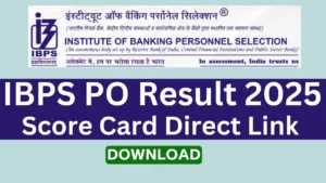 IBPS PO Result 2025 Link, Prelims Result @ibps.in