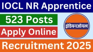 IOCL NR Apprentice Recruitment 2025 {523 Post} Apply Online