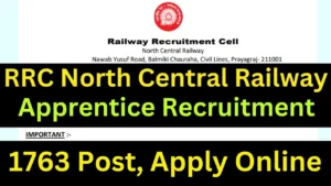 RRC NCR Apprentice Recruitment 2025 {1763 Post} Apply Online