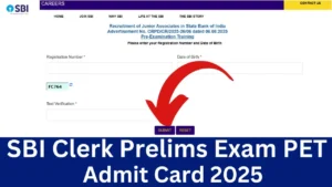 SBI Clerk Prelims Admit Card 2025 OUT, PET Exam Date, Hall Ticket Download