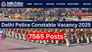 SSC Delhi Police Constable Vacancy 2025 {7565 Post} Apply Online