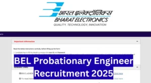BEL 340 Probationary Engineer Online Form 2025 – Punjab Job Vacancy