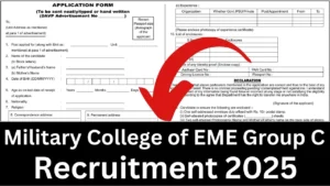 Military College of EME Group C Recruitment