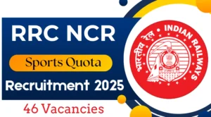 RRC NCR 46 Sports Quota Posts Online Form 2025 – Punjab Job Vacancy