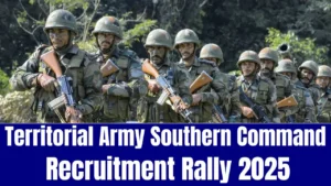 Territorial Army Southern Command Rally Recruitment 2025 (1422 Post) Apply Online