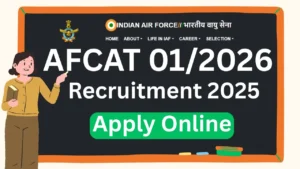 IAF AFCAT 01/2026 Notification Online Form – PunjabJobAlert.com