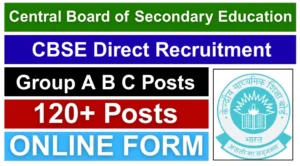 CBSE 124 Group A, B & C Posts Online Form 2025 – PunjabJobAlert.com